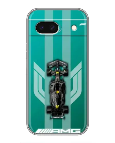 Чехол для Google Pixel 8A с картинкой «Mercedes AMG Petronas»