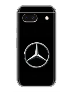 Чехол для Google Pixel 8A с картинкой «Mercedes классический лого»