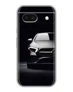 Чехол для Google Pixel 8A с картинкой «Свет фар Mercedes»