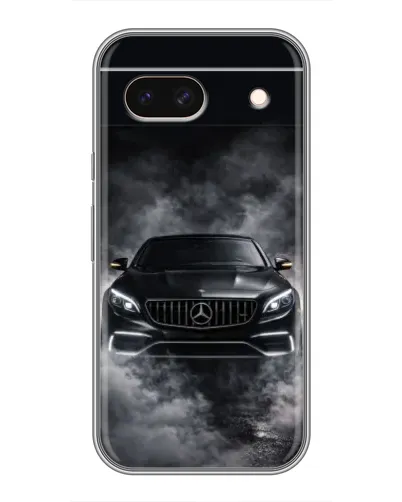 Чехол для Google Pixel 8A с картинкой «Mercedes в дыму»