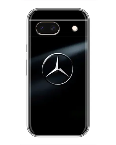 Чехол для Google Pixel 8A с картинкой «Mercedes на металле»