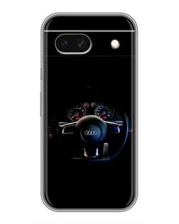 Чохол для Google Pixel 8A з картинкою «Салон Audi — кермо»