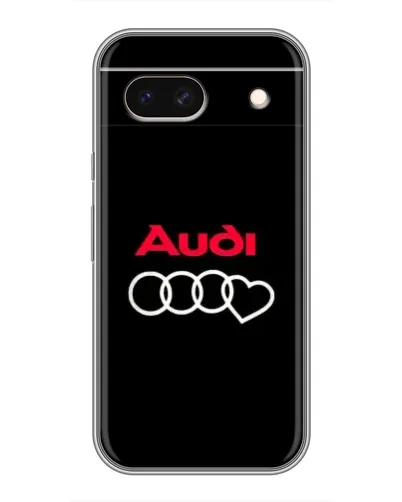 Чехол для Google Pixel 8A с картинкой «Логотип Audi Heart»