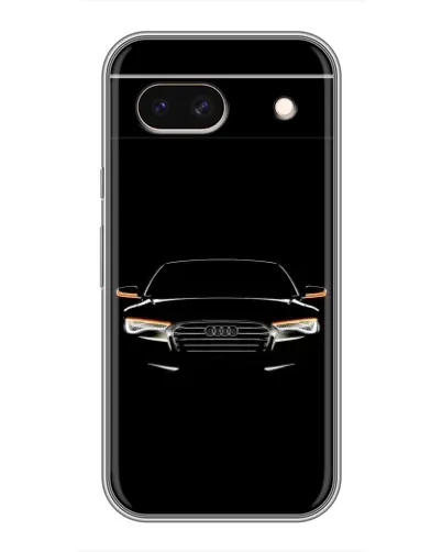 Чехол для Google Pixel 8A с картинкой «Audi — ночной контур»