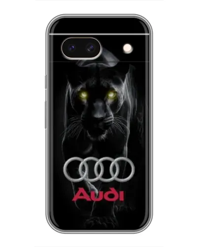 Чехол для Google Pixel 8A с картинкой «Пантера и Audi»