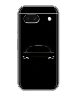 Чехол для Google Pixel 8A с картинкой «Взгляд Audi в темноте»