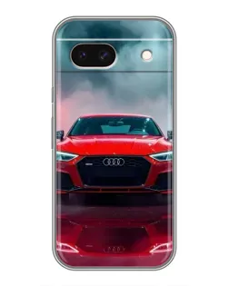 Чехол для Google Pixel 8A с картинкой «Audi RS — красный стиль»