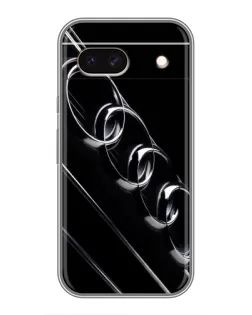 Чехол для Google Pixel 8A с картинкой «Audi — абстрактные кольца»