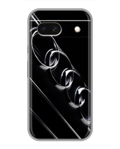 Чехол для Google Pixel 8A с картинкой «Audi — абстрактные кольца»