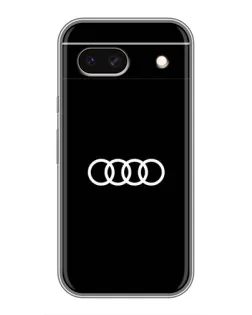 Чехол для Google Pixel 8A с картинкой «Audi White Logo»