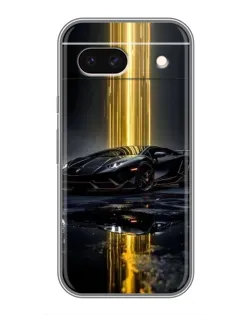 Чохол для Google Pixel 8A з картинкою «Нічний Lamborghini драйв»