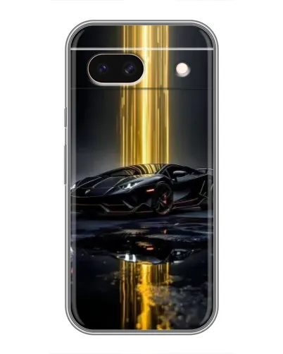 Чохол для Google Pixel 8A з картинкою «Нічний Lamborghini драйв»