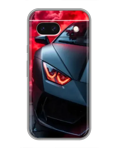Чохол для Google Pixel 8A з картинкою «Lamborghini червоне сяйво»