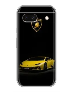 Чохол для Google Pixel 8A з картинкою «Lamborghini жовтий акцент»