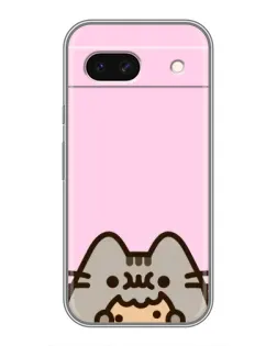 Чохол для Google Pixel 8A з картинкою «Pusheen та печиво»