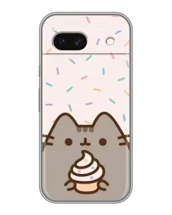 Чохол для Google Pixel 8A з картинкою «Пушин з кексом»