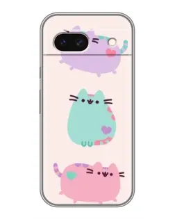 Чохол для Google Pixel 8A з картинкою «Pusheen тріо»