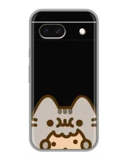 Чохол для Google Pixel 8A з картинкою «Пушин на чорному»