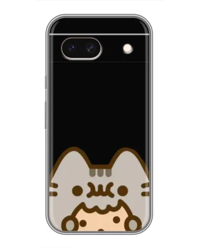 Чохол для Google Pixel 8A з картинкою «Пушин на чорному»
