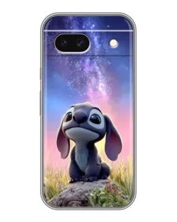 Чехол для Google Pixel 8A с картинкой «Стич на рассвете»