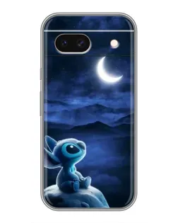 Чехол для Google Pixel 8A с картинкой «Лунная ночь Стича»