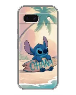 Чехол для Google Pixel 8A с картинкой «Стич на серфе»