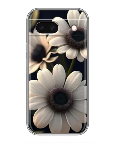Чохол для Google Pixel 8A з картинкою «Білі маргаритки макро»