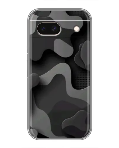Чохол для Google Pixel 8A з картинкою «Темний абстрактний камуфляж»