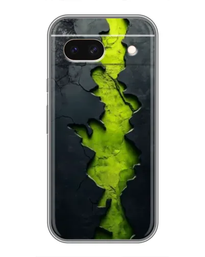 Чохол для Google Pixel 8A з картинкою «Салатовий розлом скелі»