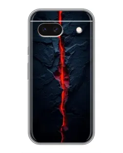 Чохол для Google Pixel 8A з картинкою «Червона лавова тріщина»