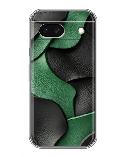 Чохол для Google Pixel 8A з картинкою «Зелені шкіряні хвилі»