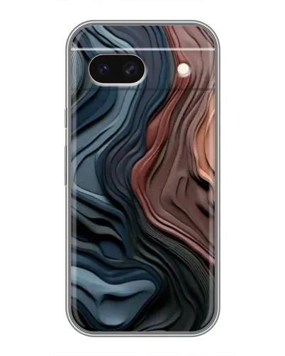 Чохол для Google Pixel 8A з картинкою «Кольорові хвилі каньйону»