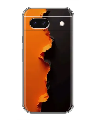Чохол для Google Pixel 8A з картинкою «Помаранчевий розлом»