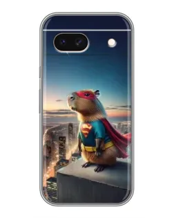 Чохол для Google Pixel 8A з картинкою «Капі-мен супергерой»