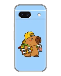 Чохол для Google Pixel 8A з картинкою «Капібара на скейті»