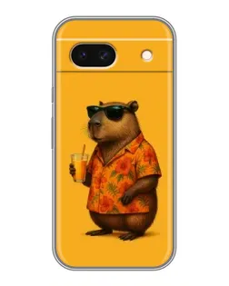 Чохол для Google Pixel 8A з картинкою «Капібара на відпочинку»