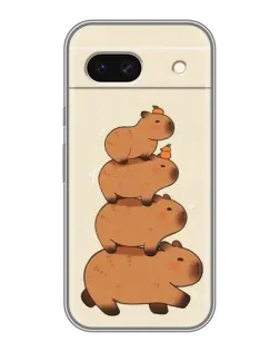 Чохол для Google Pixel 8A з картинкою «Вежа з капібар»