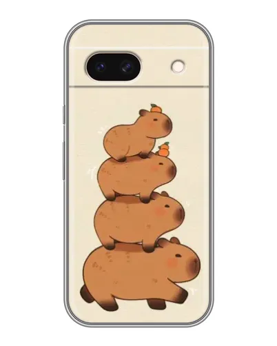 Чохол для Google Pixel 8A з картинкою «Вежа з капібар»