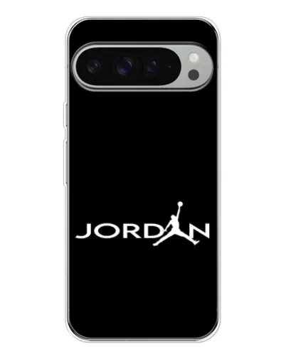Чехол для Google Pixel 9 Pro XL с картинкой «Jordan White Logo»