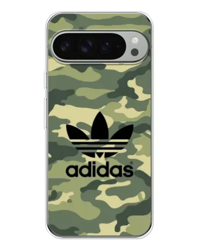 Чохол для Google Pixel 9 Pro XL з картинкою «Мілітарі стиль Adidas»
