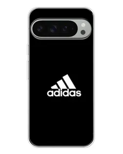 Чохол для Google Pixel 9 Pro XL з картинкою «Чорна класика Adidas»
