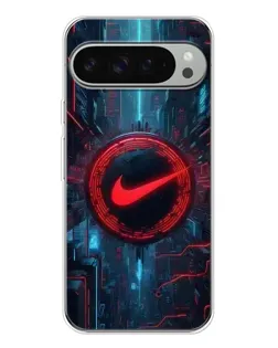Чехол для Google Pixel 9 Pro XL с картинкой «Техногенный стиль Nike»