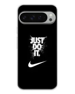 Чехол для Google Pixel 9 Pro XL с картинкой «Текстовый принт Nike»