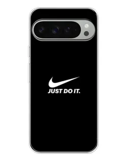 Чехол для Google Pixel 9 Pro XL с картинкой «Минимализм от Nike»