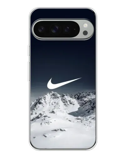 Чехол для Google Pixel 9 Pro XL с картинкой «Nike — зимние горы»