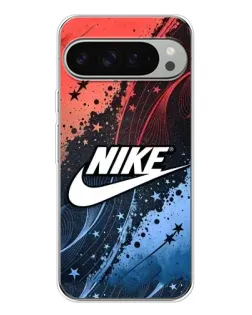 Чехол для Google Pixel 9 Pro XL с картинкой «Градиентный принт Найк»