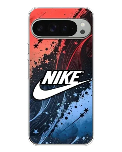 Чехол для Google Pixel 9 Pro XL с картинкой «Градиентный принт Найк»