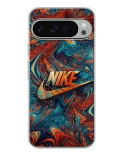 Чехол для Google Pixel 9 Pro XL с картинкой «Nike в абстракции»
