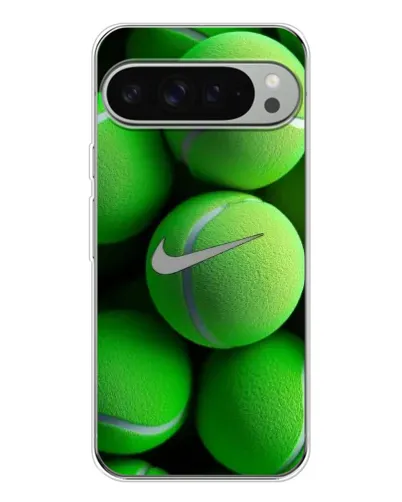 Чехол для Google Pixel 9 Pro XL с картинкой «Теннисные мячи Найк»