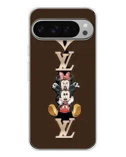 Чохол для Google Pixel 9 Pro XL з картинкою «LV та Міккі Маус»